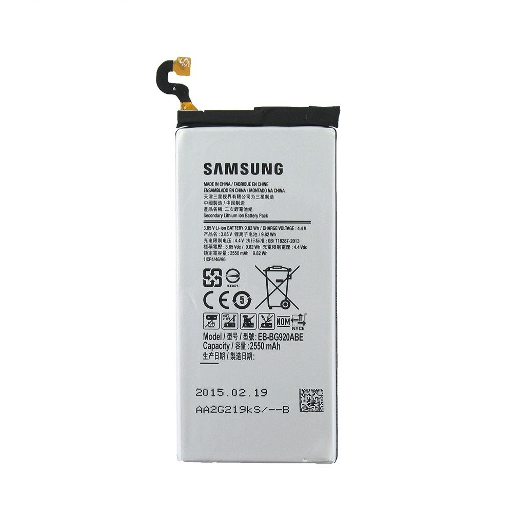 Samsung Galaxy S6 G920F Replacement Battery 2550mAh (Red) Samsung Galaxy S6 G920F Replacement Battery 2550mAh (Red)